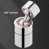 Carvallo – 360° justerbart vattenkranhuvud med dubbla sprutlägen för effektiv rengöring Carvallo