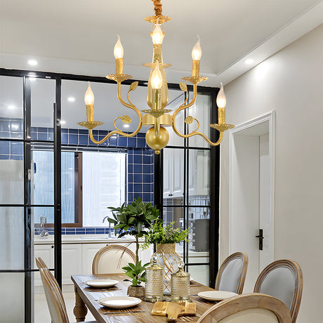 Flemish Style Farmhouse Chandelier | Rustic Iron | Vintage Pendant Fixture | 6/12/16 Lights | Brick by Brick Carvallo