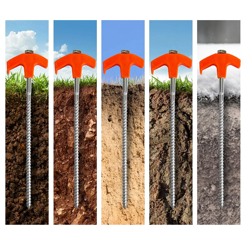 Carvallo - Galvaniserad stål pop up tältpluggar pluggar Carvallo