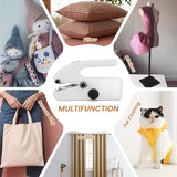 Mini bärbar symaskin – Elektrisk och lätt att använda Carvallo