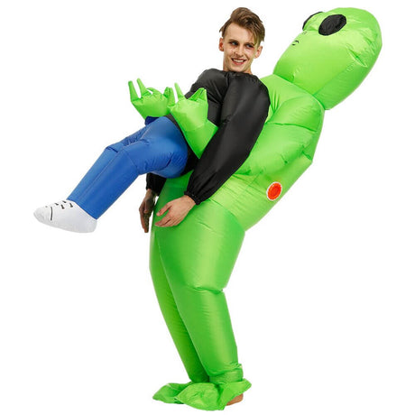 Uppblåsbar Alien Som Tar Dig-Utklädnad-BB-Vuxen (ca 150-190cm)-Hemnix