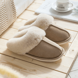 Varma Pälsiga Tofflor-Personligt-BB-Khaki-EU 36-37-Hemnix