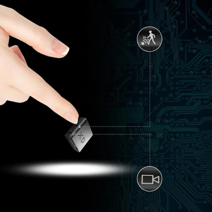 Carvallo – Smart minikamera med nattseende och vidvinkel täckning Carvallo