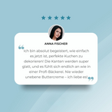 Carvallo - Justerbar tårtskyffel och utjämnare Carvallo