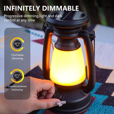 Solar Dimmbar USB Camping Lampa Carvallo