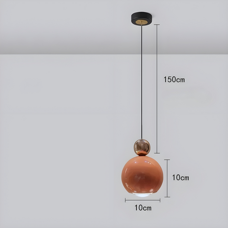AcrylicSphere Light - Nordisk sfärisk taklampa Carvallo