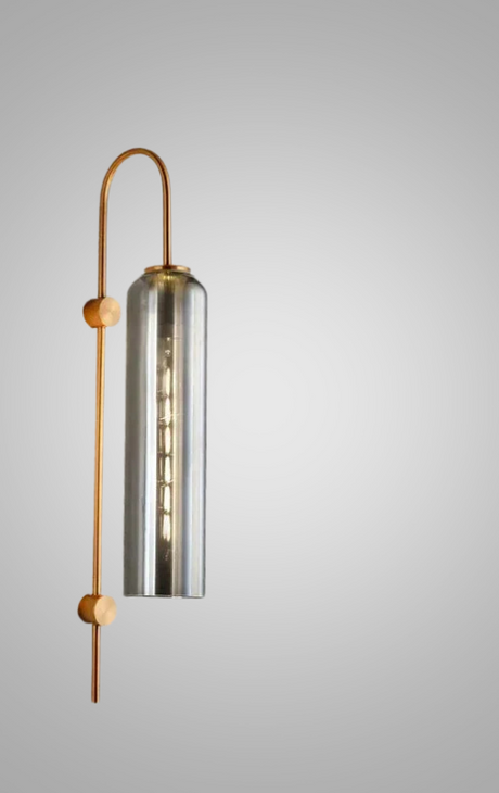 GlassGlow - Modern LED Vägglampa av Glas Carvallo