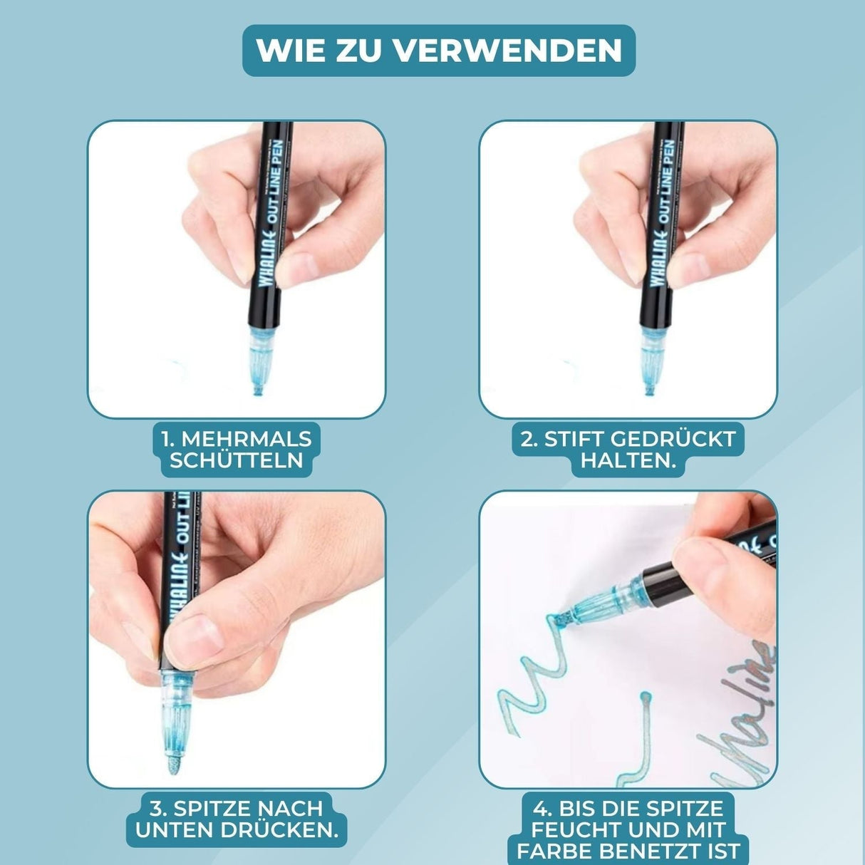 Carvallo - Tvåfärgade pennor Carvallo