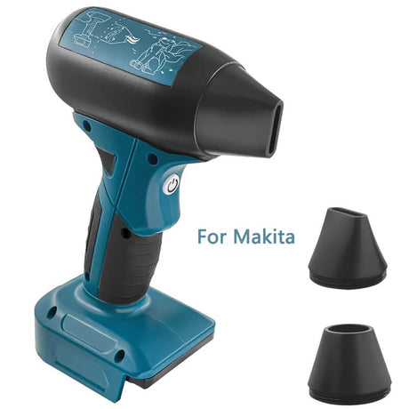 VoltBreeze - Bärbar Jetfläkt med 4 Justerbara Hastigheter för Effektivt Luftflöde-Lövblås Verktyg Maskin-BB-Makita (batteri ingår ej)-Hemnix