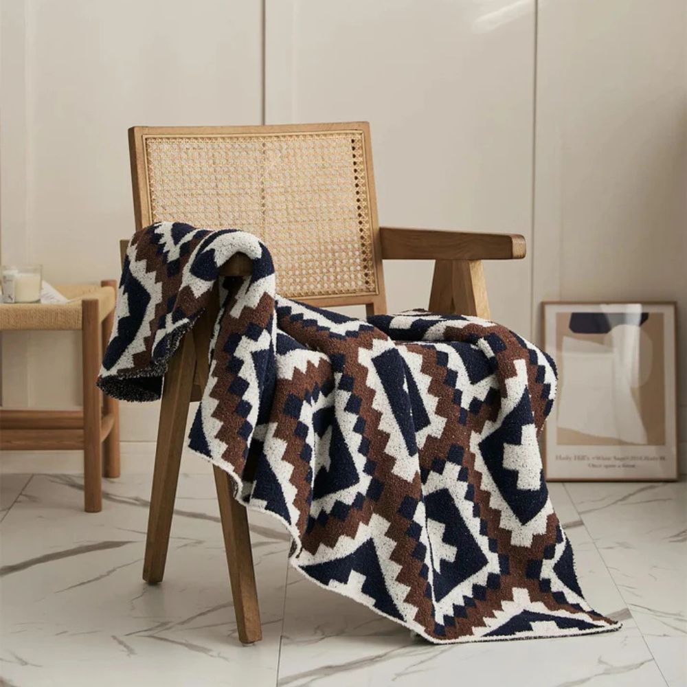 Sierra Peaks Stickad Filt Carvallo