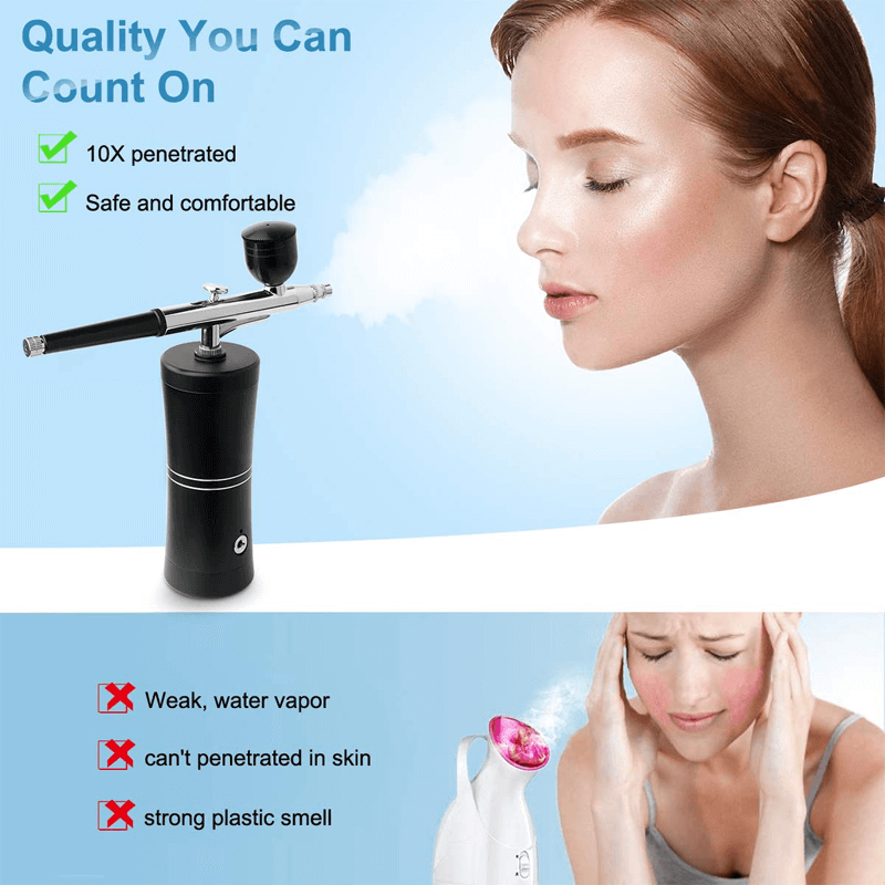 Trådlös Airbrush med Dubbelverkande Spraypistol-Personligt-BB-Hemnix