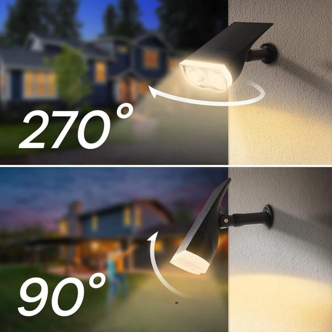 SunBeam – 2-i-1 utomhus solcellslampa Carvallo