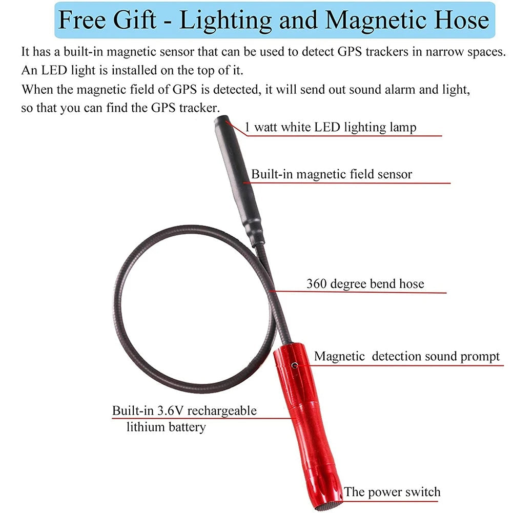 GPS Tracker Detektor - Senaste Teknologin Med Gratis Detektionsslang Carvallo