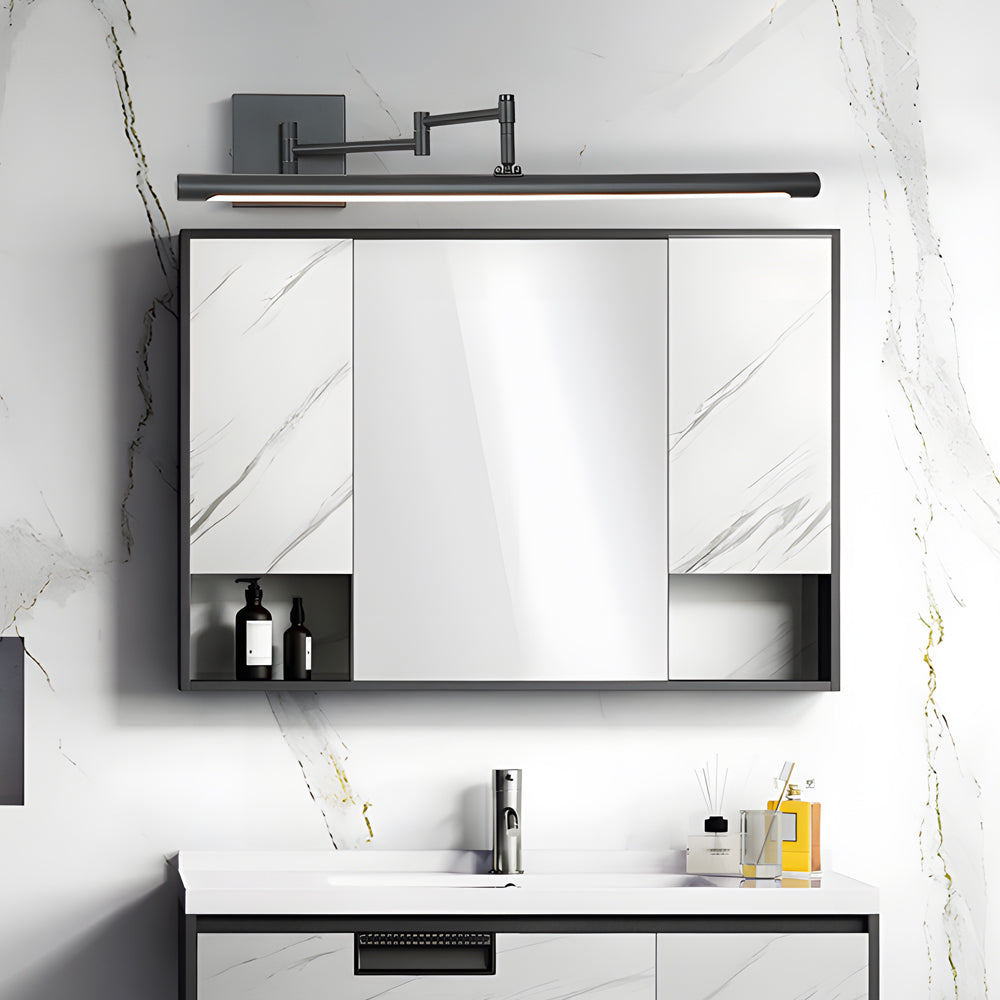 Badrums ljusskena Justerbar Matt LED Armatur Carvallo