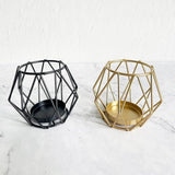 Wireframe Smal Järn Ljusstake Carvallo