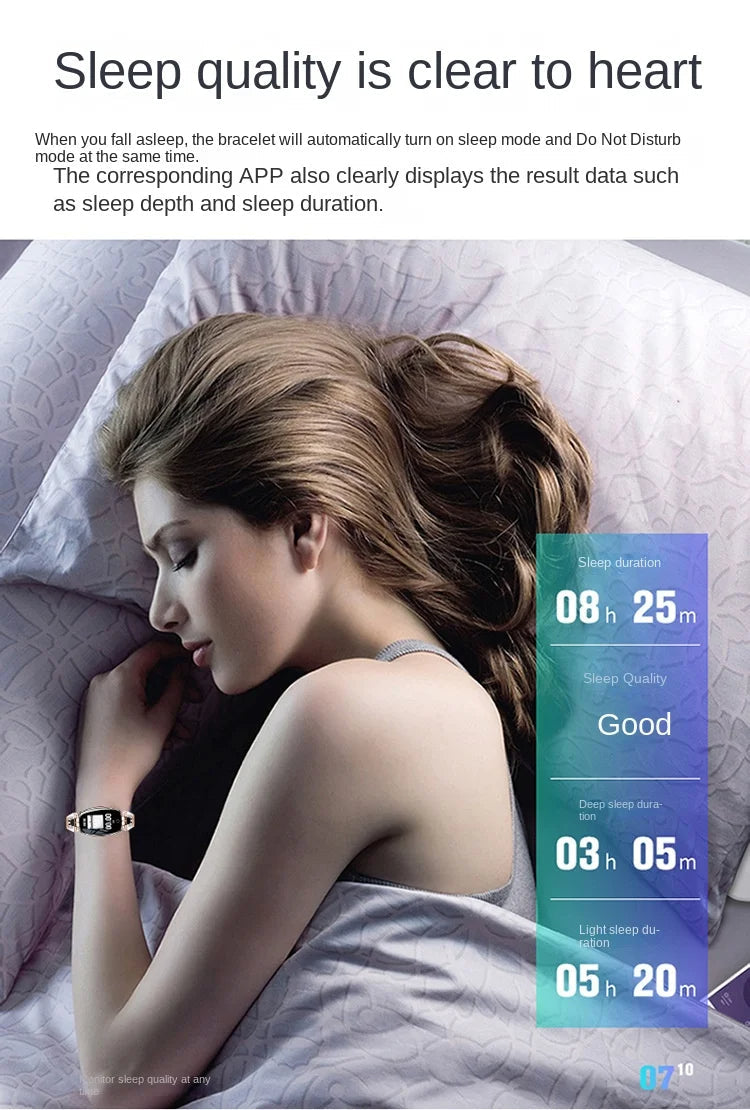 Smart Fitness Watch för kvinnor med armbandstraps Carvallo