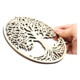 Livets Träd Träkonst - Hängande Trä Yggdrasil Väggdekoration Carvallo