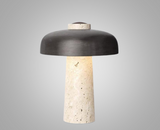 MarmorGlöd - Modern Marmor Skrivbordslampa | Elegant LED Bordslampa för Vardagsrum & Kontor Carvallo