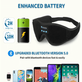 Snoozeit.™ - Bluetooth Sovmask med HD-högtalare - 3D Sovhörlurar med Autoavstängning | Trådlös Bluetooth 5.0-Personligt-BB-Hemnix