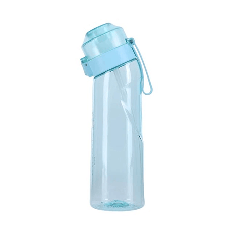 Air Vattenflaska med Doftringar 7 Kapslar 650ml-Personligt-BB-Endast vattenflaska-Blå-Hemnix