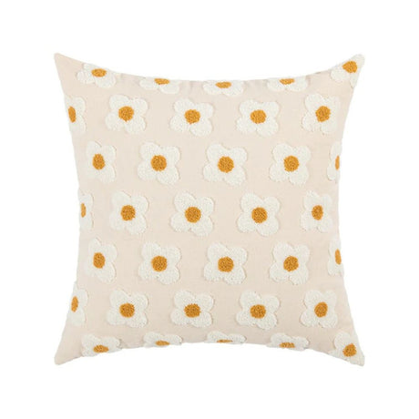 Lustrous Floral Broderad Kuddöverdrag Carvallo