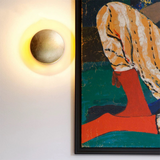 Rotating Round Wall Light | Modern LED Fixture | 7.8–9.8 tum | Creative Iron Design | Brick by Brick Carvallo