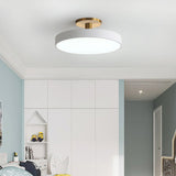 Modern Flush Mount Ceiling Light | 5.9×11.8–23.6 in | LED Rund Armatur | Hårdvara + Akryl | Brick by Brick Carvallo