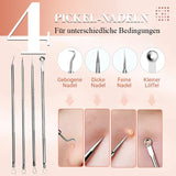 Carvallo Set PureSkinX | Precise & Hygienic | Stainless Steel Tools for Clear Skin Carvallo