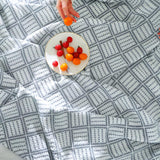 Rutig Mönster Bomulls Filt Carvallo