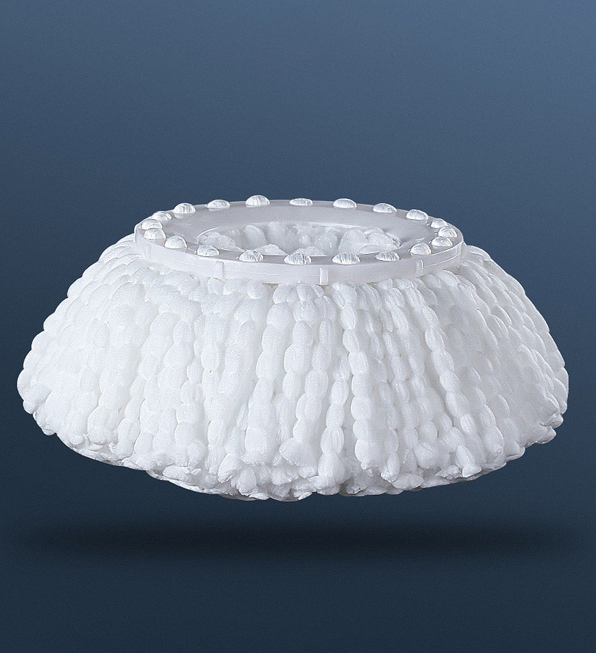 Carvallo skurtrasa med avskiljningssystem | 3 ersättninghuvuden | 136 cm handtag | Handsfree urvridning Carvallo