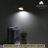 Carvallo LumiScandi | Trådlös & Återuppladdningsbar | Skandinavisk Design | Ekträ Carvallo