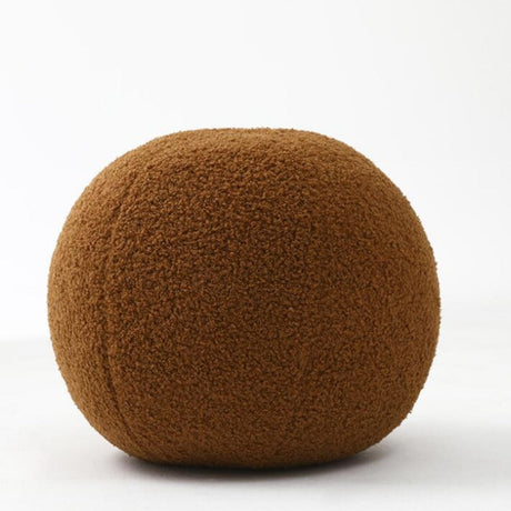 Plush Bollar Formad Boucle Kudde Carvallo