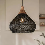 BistroBeam Light - Modern Rattan- taklampa Carvallo