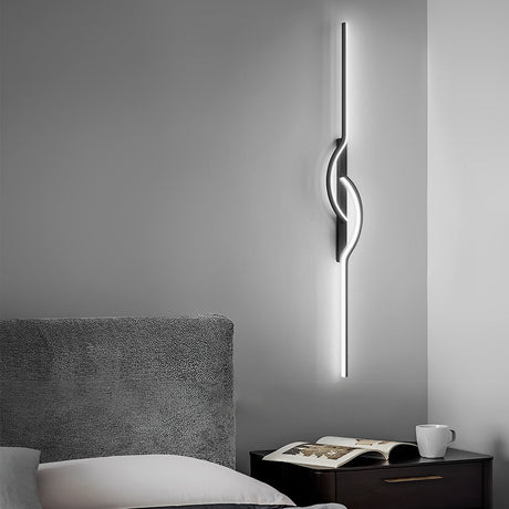 Vägglampa Modern Svart Aluminium LED Armatur Carvallo