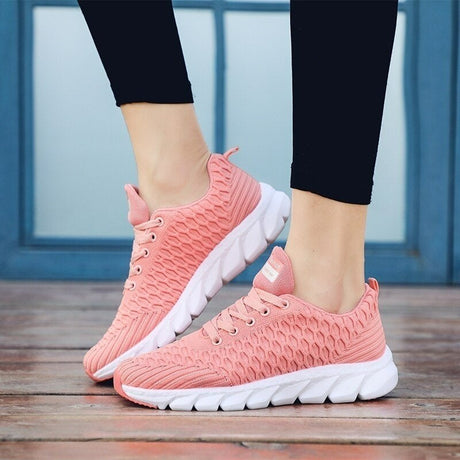 Bekväma Och Snygga Träningsskor Dam Sneakers-Personligt-BB-Rosa-EU 36-Hemnix