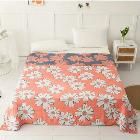 Sommarredo Daisy Bomullspläd Carvallo