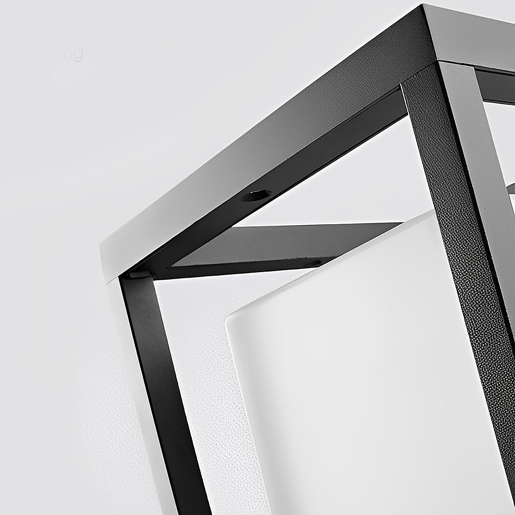 Utomhus solcells LED-ljuskälla svart aluminium Carvallo