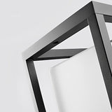 Utomhus solcells LED-ljuskälla svart aluminium Carvallo