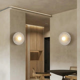 NovaHalo – Vägglampa i Wabi-Sabi Stil med Vågtextur Carvallo