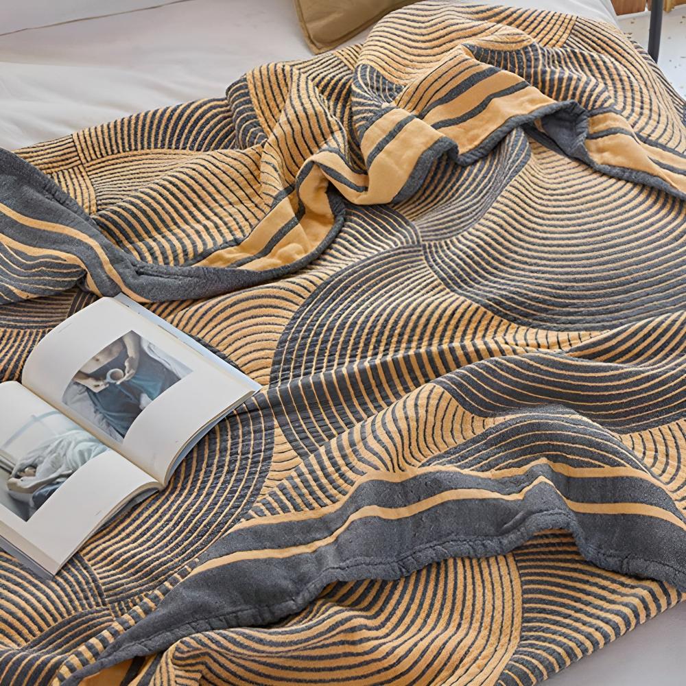 Muslin Vändbar Bomulls Pläd Carvallo