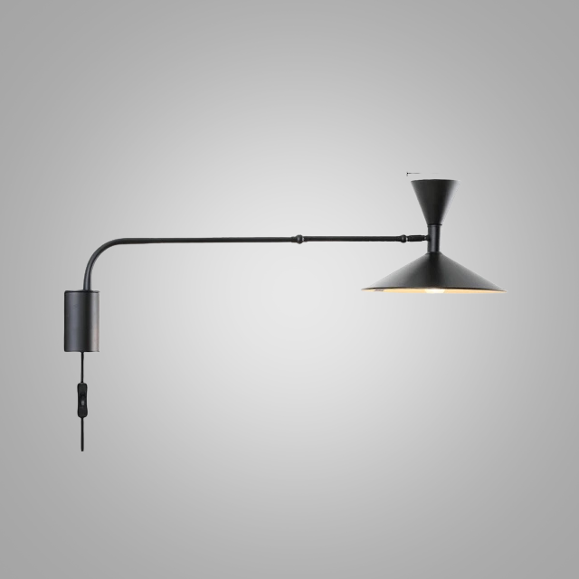 LumiFlex - Nordisk Svänggavel - Justerbar LED Läsarmatur för Boende- och Arbetsutrymmen Carvallo