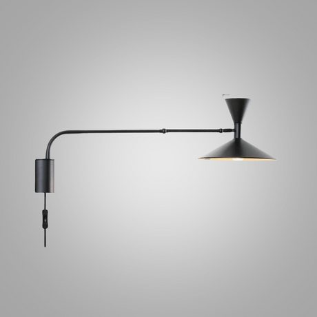 LumiFlex - Nordisk Svänggavel - Justerbar LED Läsarmatur för Boende- och Arbetsutrymmen Carvallo