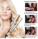 Professionell 2 i 1 roterande järnhårborste Carvallo