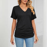 Nora™ V-ringad T-shirt-Hemnix-Hemnix