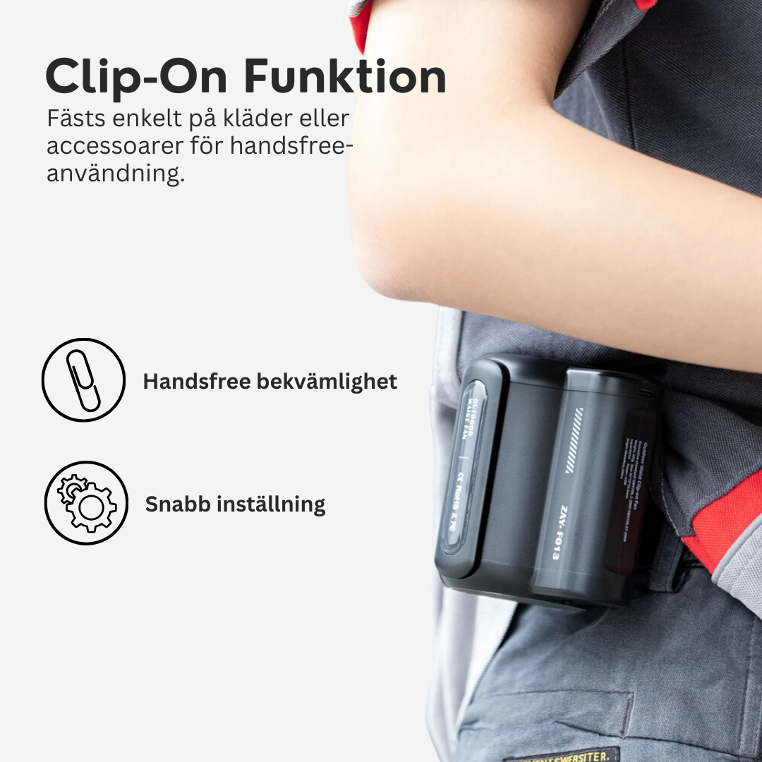 Coolix® Clip-on bärbar luftkylare-Hemnix-Hemnix