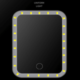 Bärbar LED-Sminkspegel-Personligt-BB-Hemnix