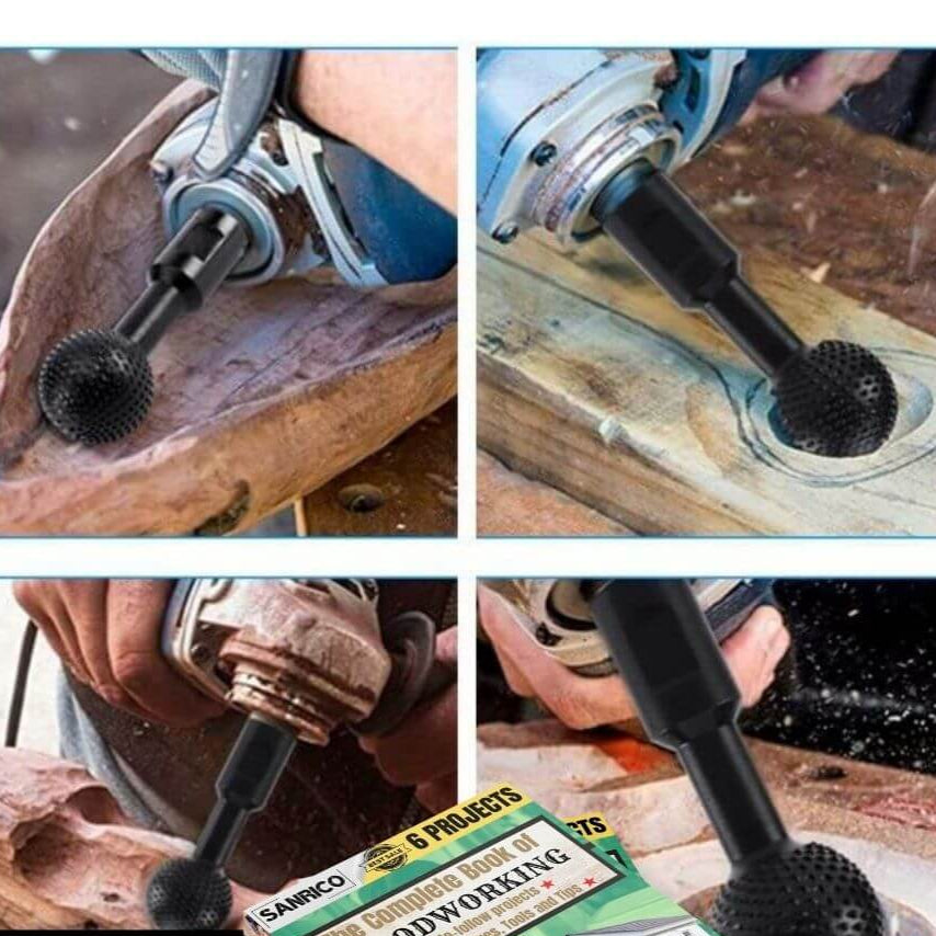 QuickGrind – Konvex slipverktyg för släta ytor och precisions träformning Carvallo