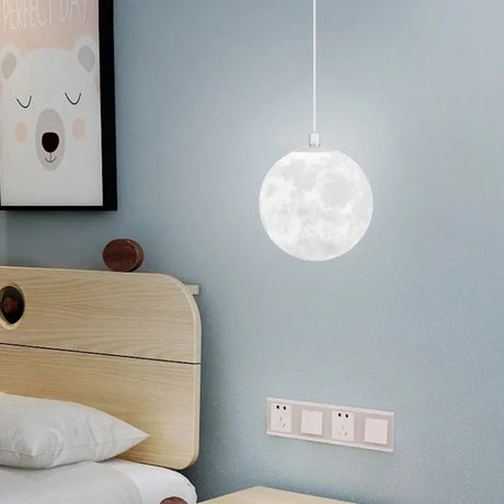 MoonGlow – Modern månformad hänge Lampa med LED-belysning och justerbar höjd Carvallo
