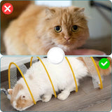 Carvallo - Fällbar kattunnel med integrerade leksaker Carvallo