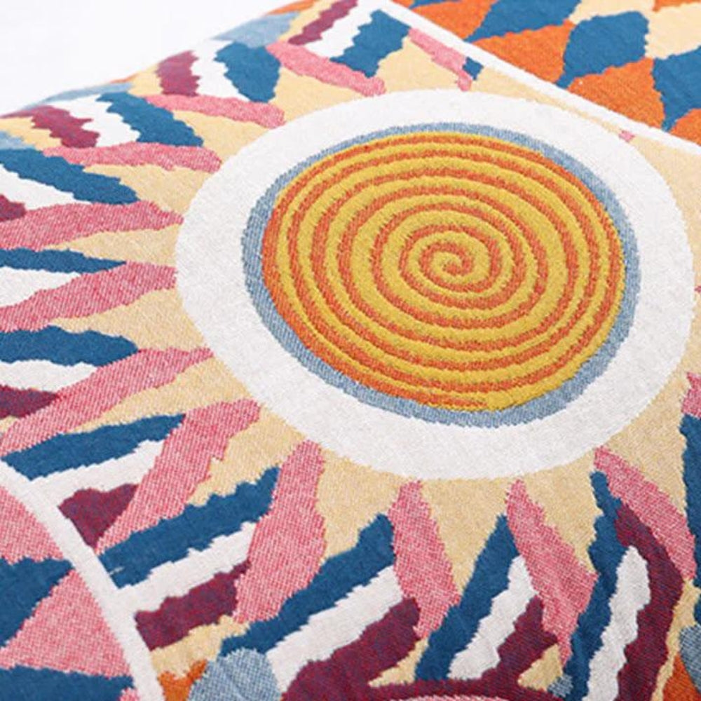 Nordic Sun Print Knapp Bomull Kuddeformer (2st) Carvallo